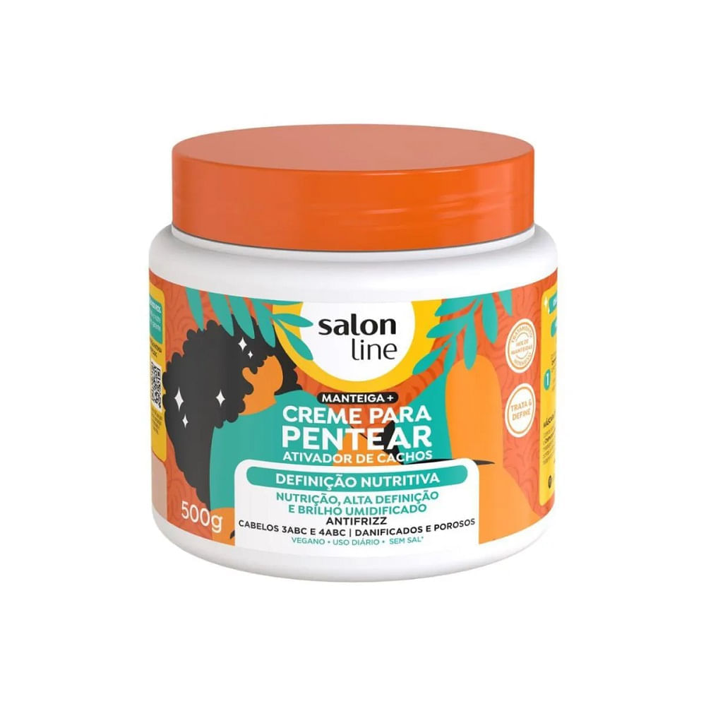 Miniatura Creme de Pentear Salon Line Ativador de Cachos Definição Nutritiva 500g