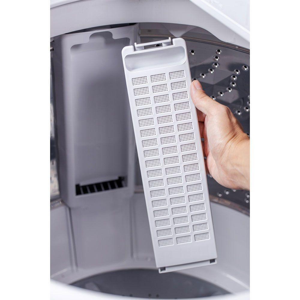Miniatura Maquina de Lavar Panasonic 18Kg Painel Digital NA-F180P7T Titanio 110V