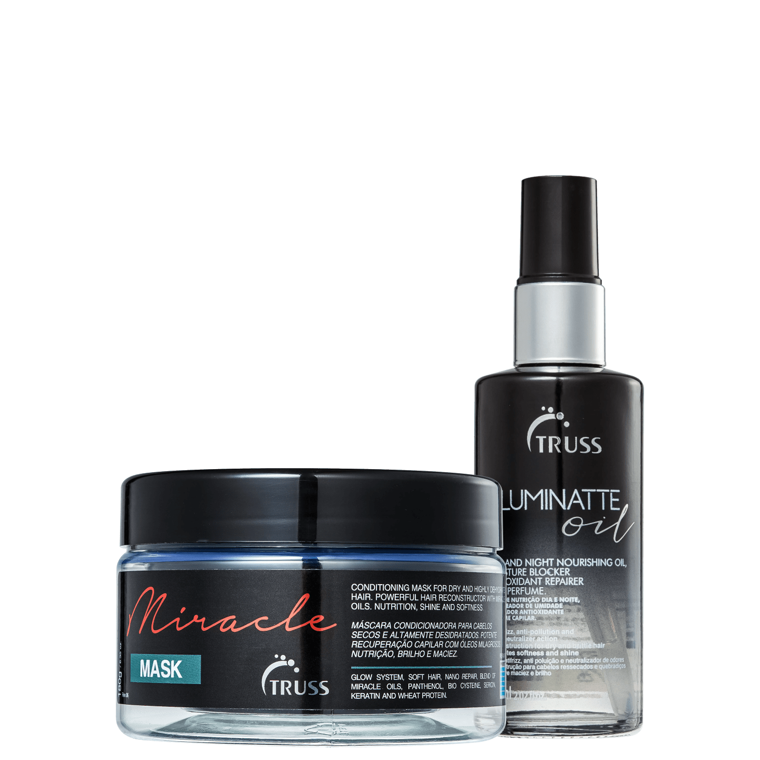 Miniatura Kit Truss Miracle Illuminate Oil (2 Produtos)
