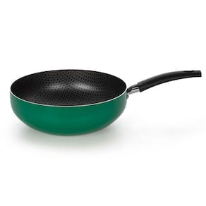 Miniatura Frigideira Wok Multiflon Color com Revestimento Ultra 7 Verde - 24 cm