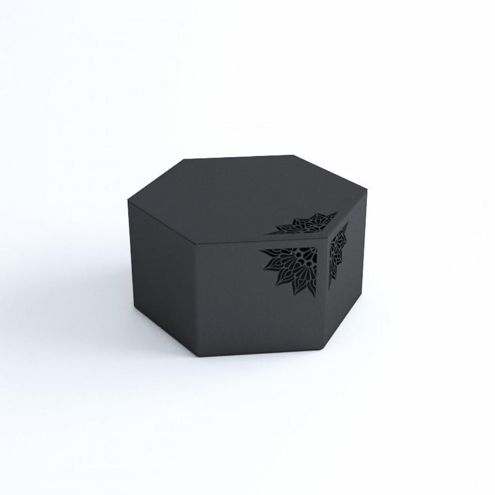 Miniatura Mesa de Centro Holambra Proa Preto Fosco