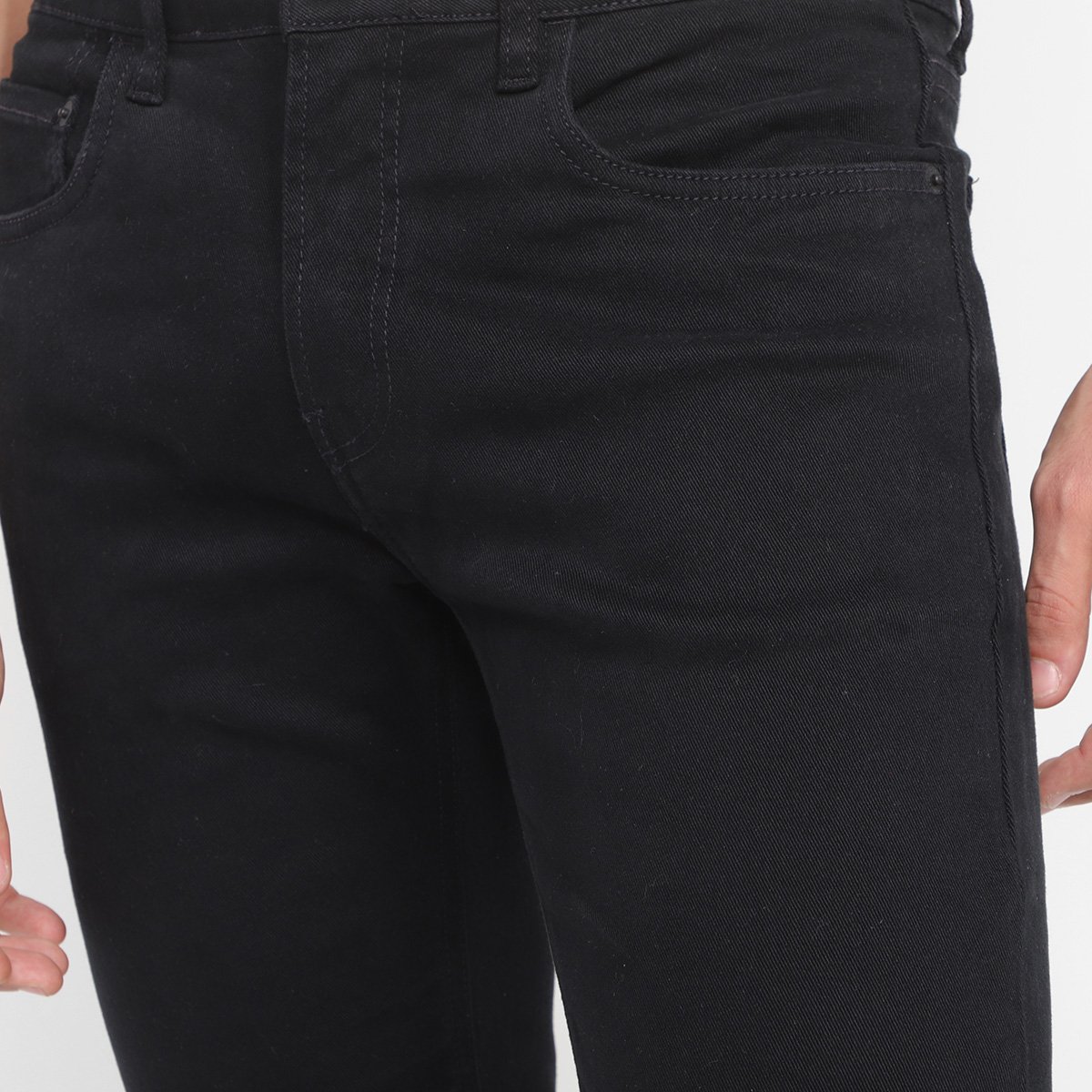 Miniatura Calça Sarja Skinny Calvin Klein Infinite Bla Masculina Preto - 38