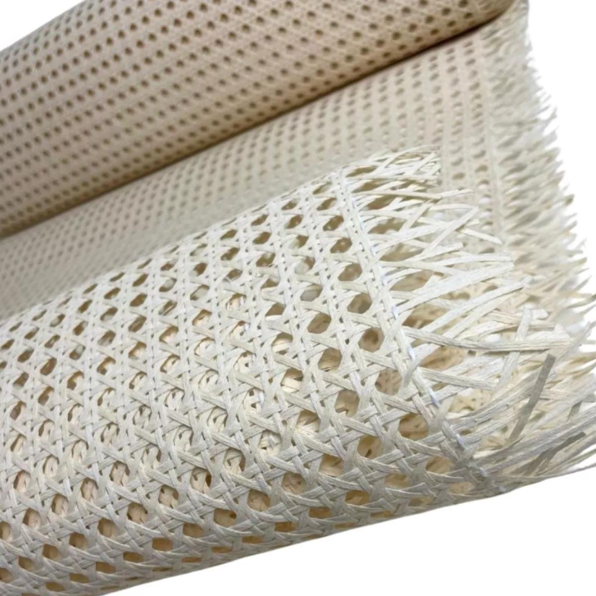 Miniatura Palha Indiana Tipo Rattan Sextavada Tela Natural 2M X 50Cm