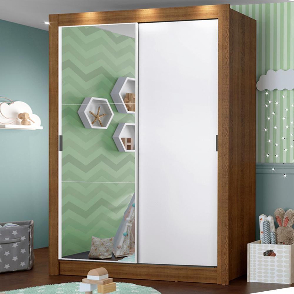 Miniatura Guarda Roupa Infantil Enzo 2 Portas de Correr Madesa