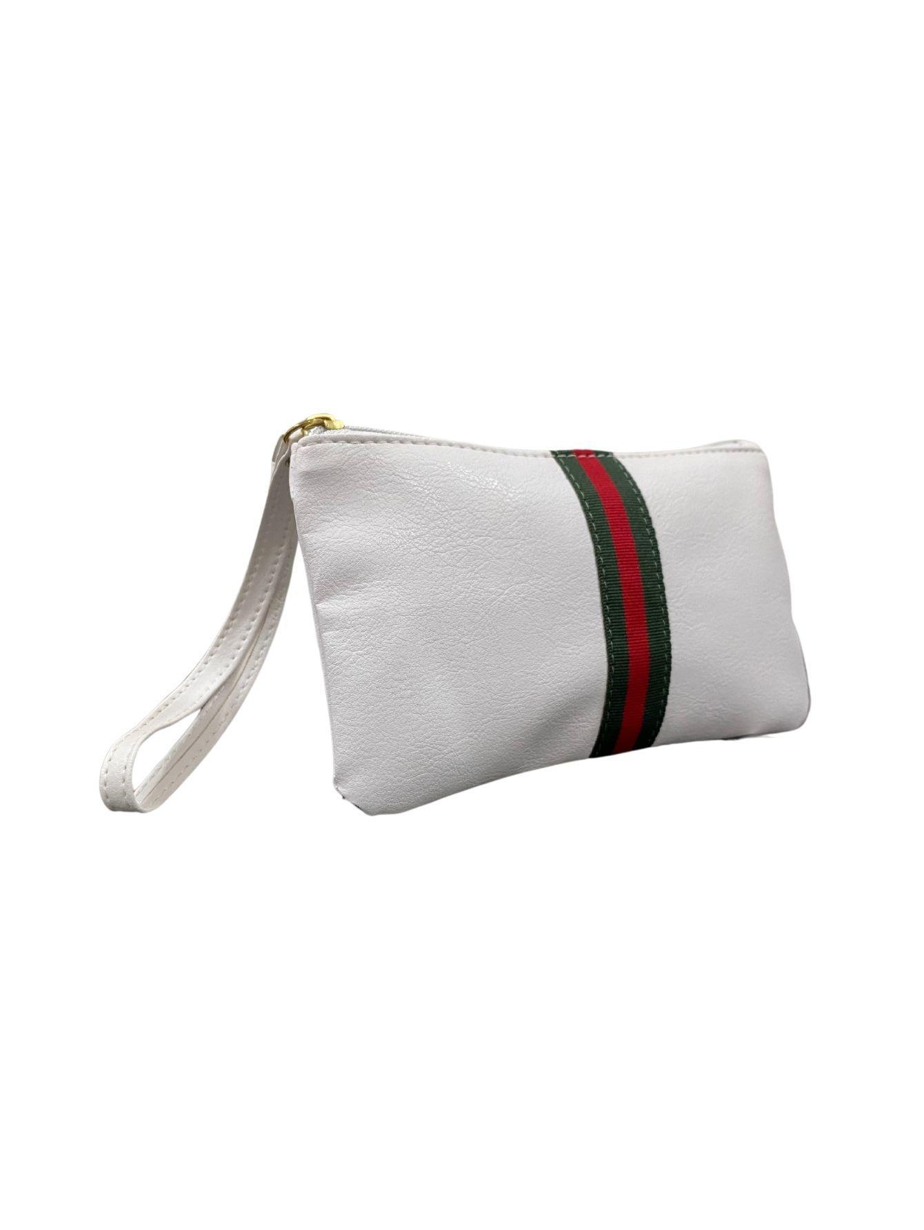 Miniatura Bolsa De Mão Carteira Estampa Lines Abc Bags 2004 - Branco