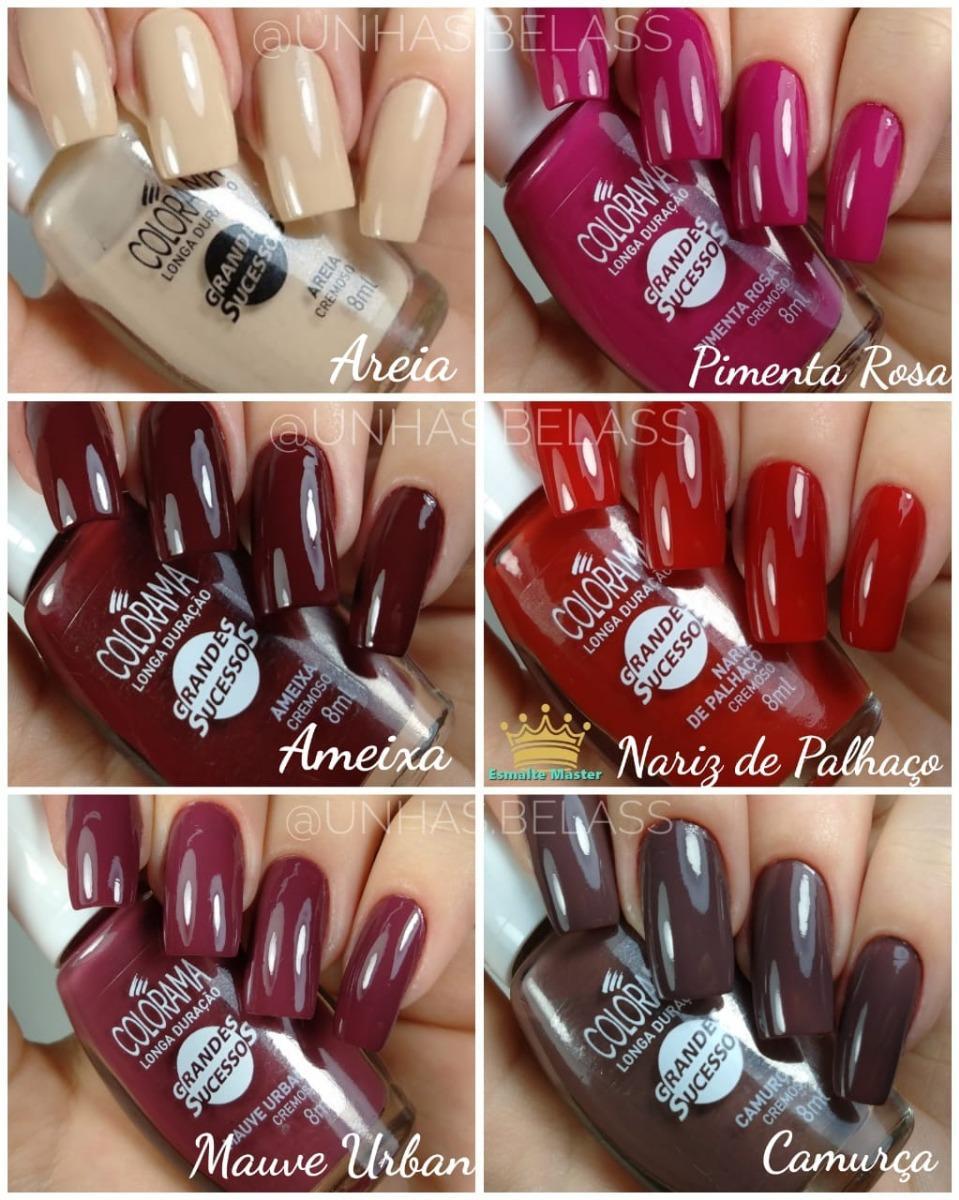 Miniatura Kit Esmalte Colorama com 30 Cores Diferentes.