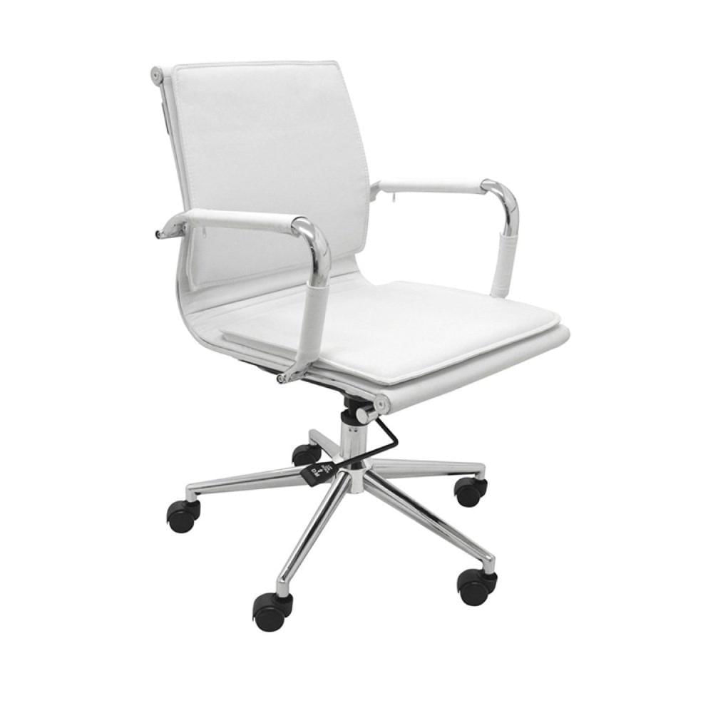 Miniatura Kit 2 Cadeiras de Escritório Office Valência Rivatti Branco