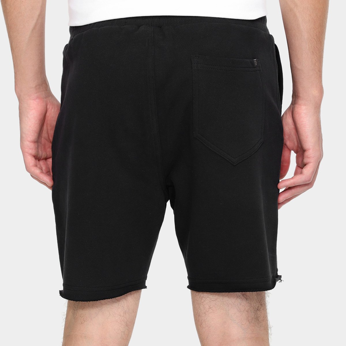 Miniatura Bermuda Moletom Internacional Londres Reserva Masculina Preto - G