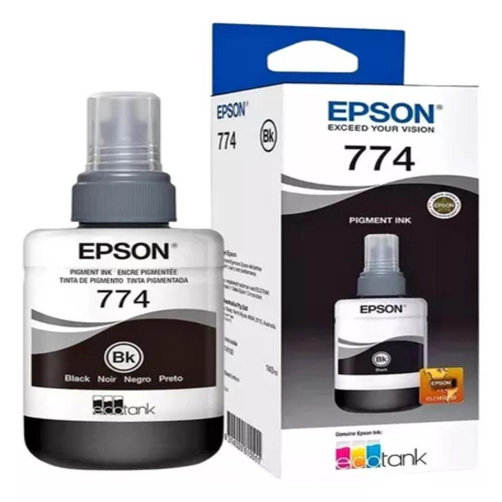 Miniatura Tinta Epson 774 Ecotank T774120-al Preto M205 / M100 / M105 / L606 / L656 / L1455