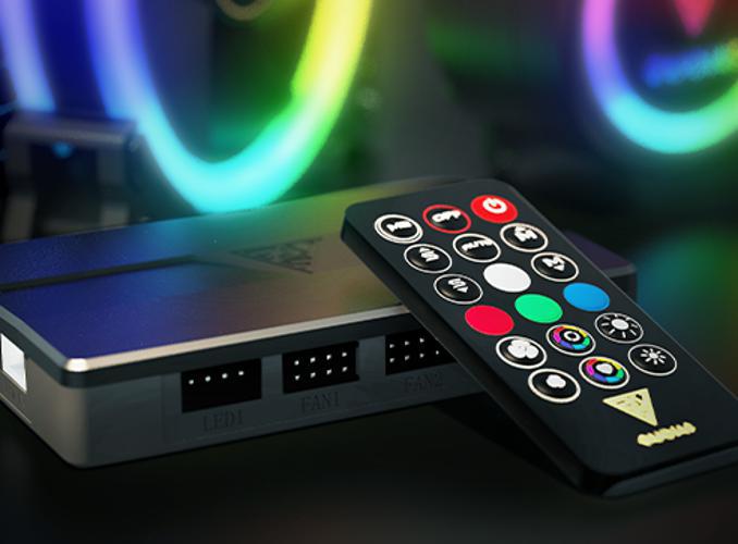 Miniatura Water Cooler Gamdias Chione M2-240R Controlador Rgb 240Mm