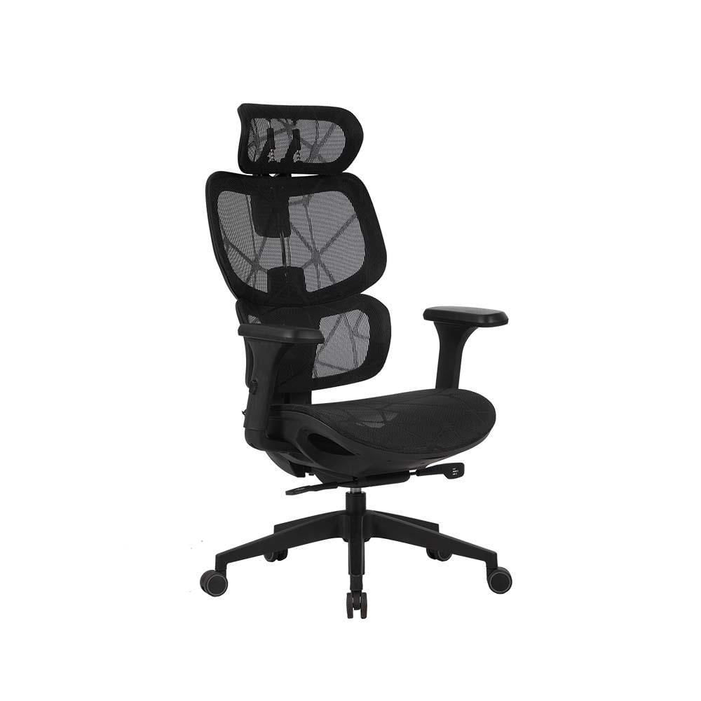 Miniatura Cadeira Elements Ergônomica Escritório Siggy Preta