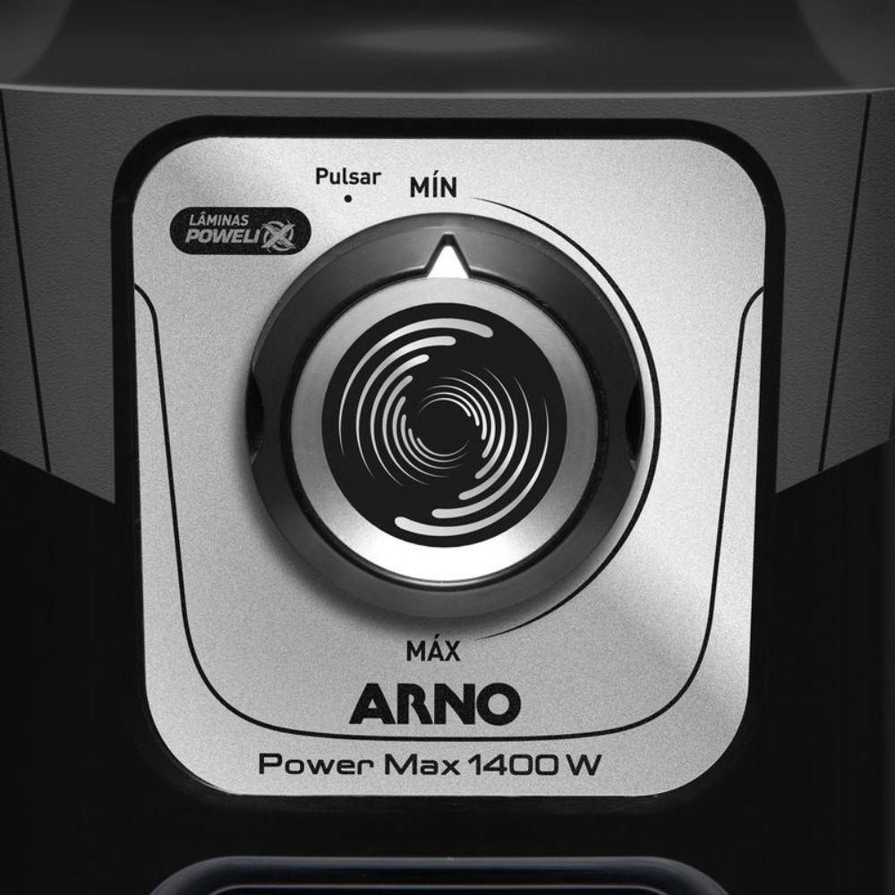 Miniatura Liquidificador Arno Powermax Preto 1400W - 110V