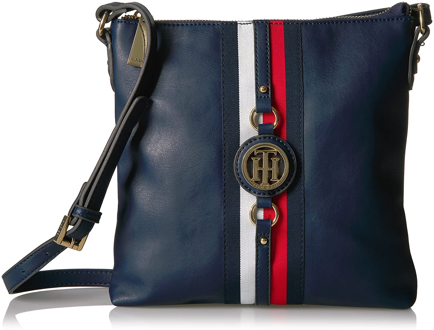 Miniatura Tommy Hilfiger Bolsa Feminina de Ombro em Couro Sintético Azul