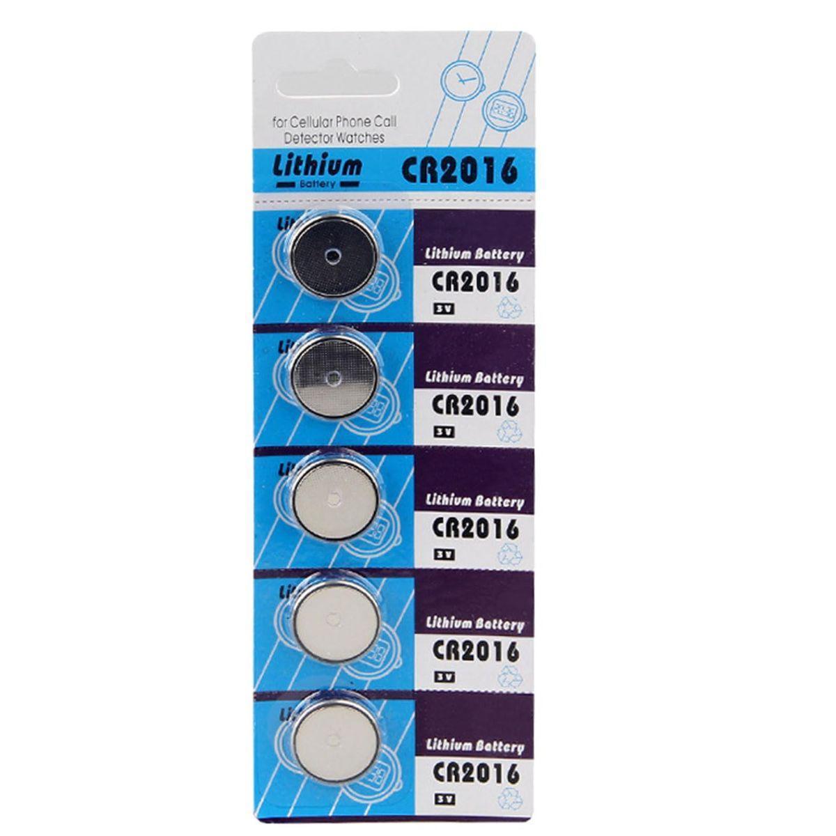 Miniatura Cartela De Bateria Lithium Cr2016 3V Para Relógios Celulares