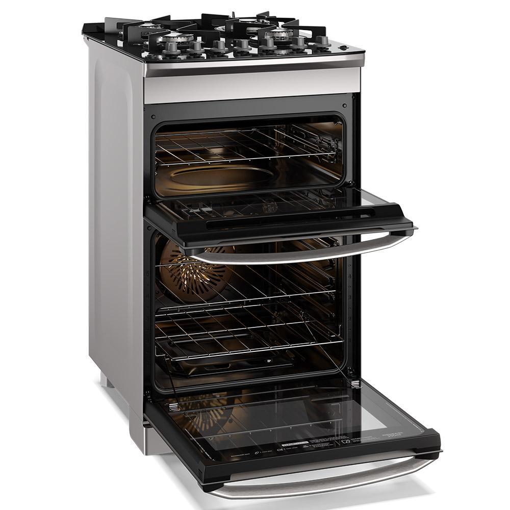 Miniatura Fogão de Piso Electrolux de 04 Bocas Experience com PerfectCook360 Prata - FE4DC 110