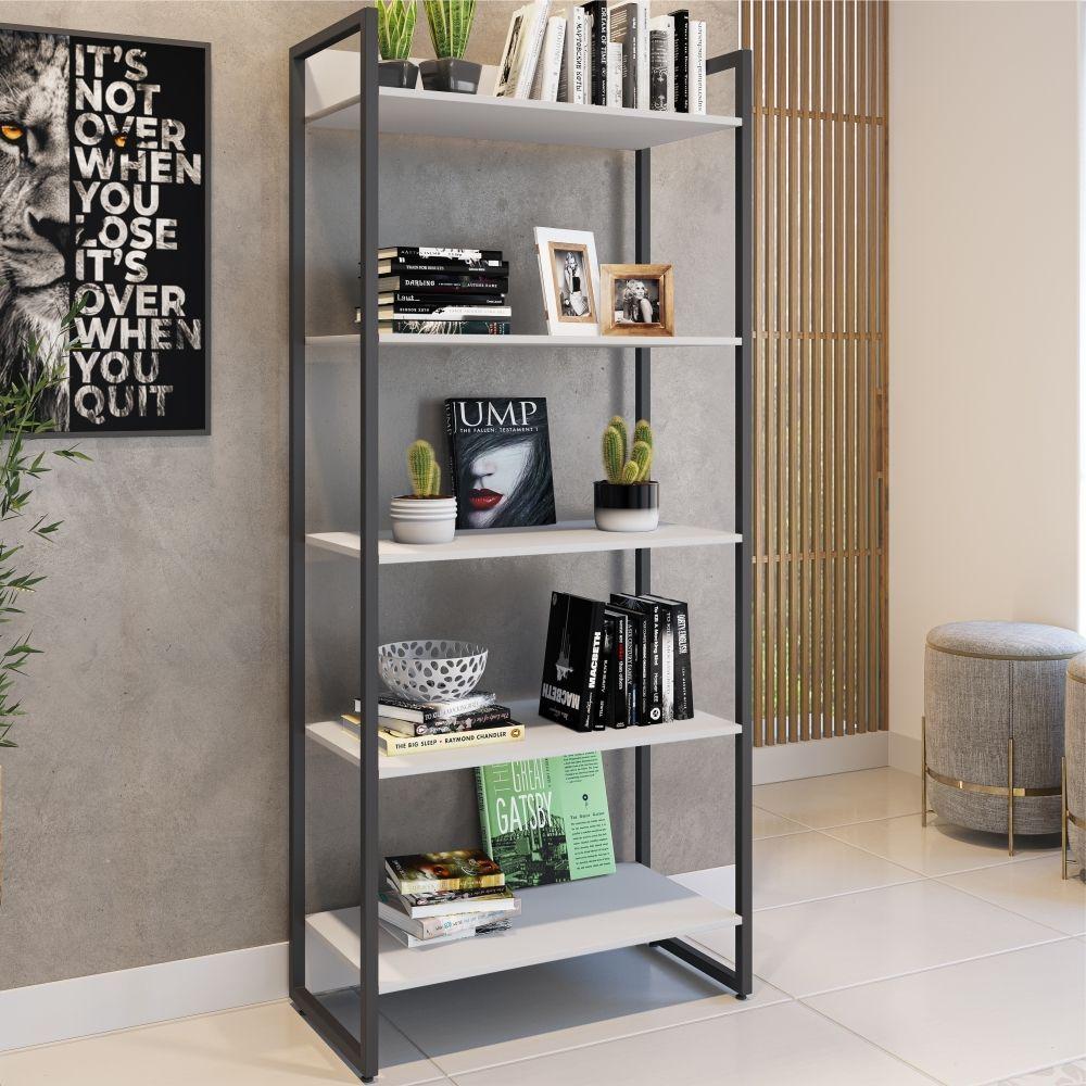 Jogo De Escritório Mali Branco Preto