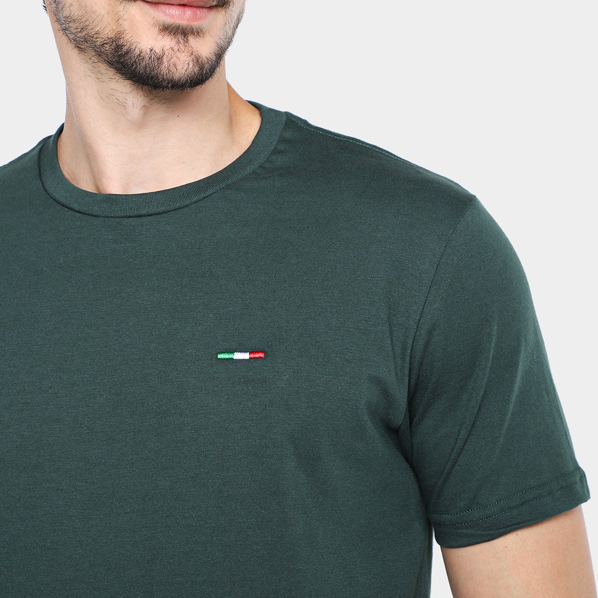 Miniatura Kit Camiseta Industrie Casual Masculina - 2 Peças Verde escuro - G