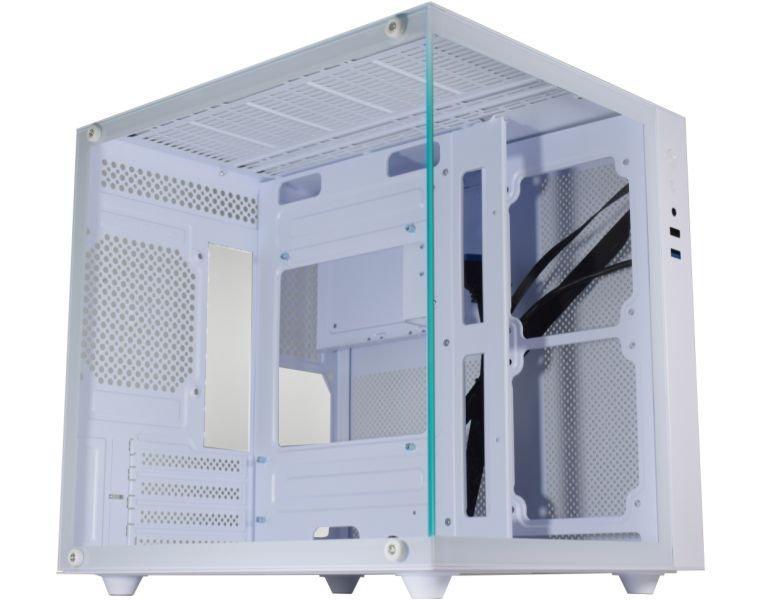 Miniatura Gabinete Gamer Aquario Micro White W2Sb