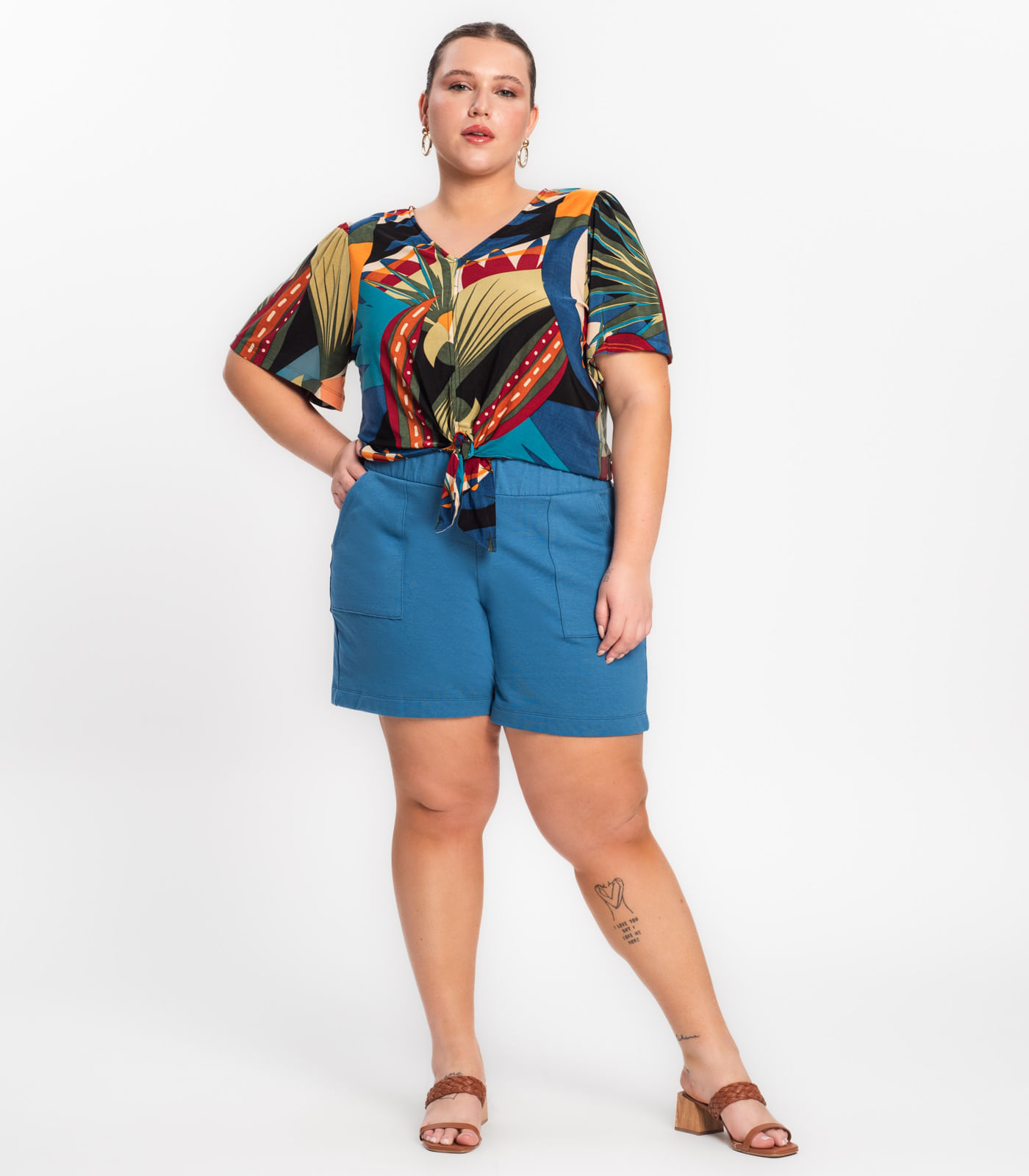 Miniatura Blusa Feminina Liganete Secret Glam Preto Plus G1