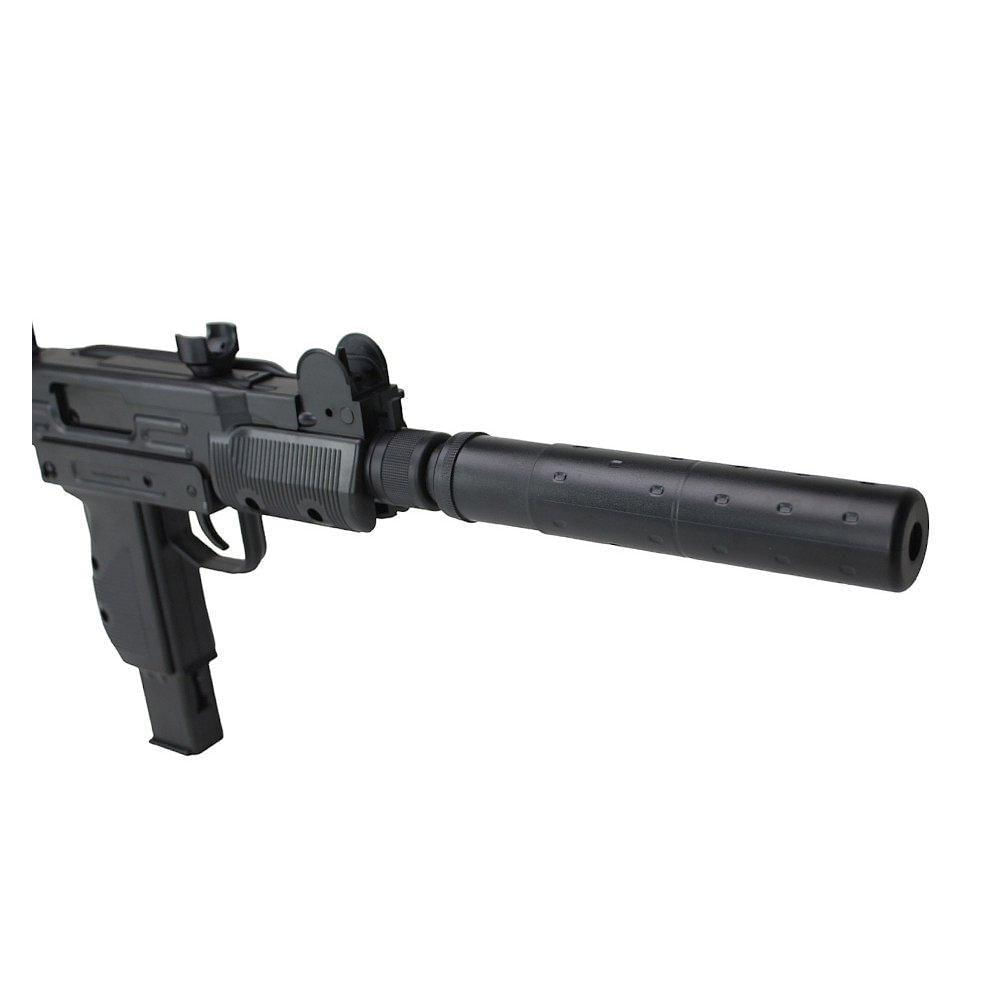 Rifle De Pressão Co2 Mini Uzi Polímero Blowback 4.5mm