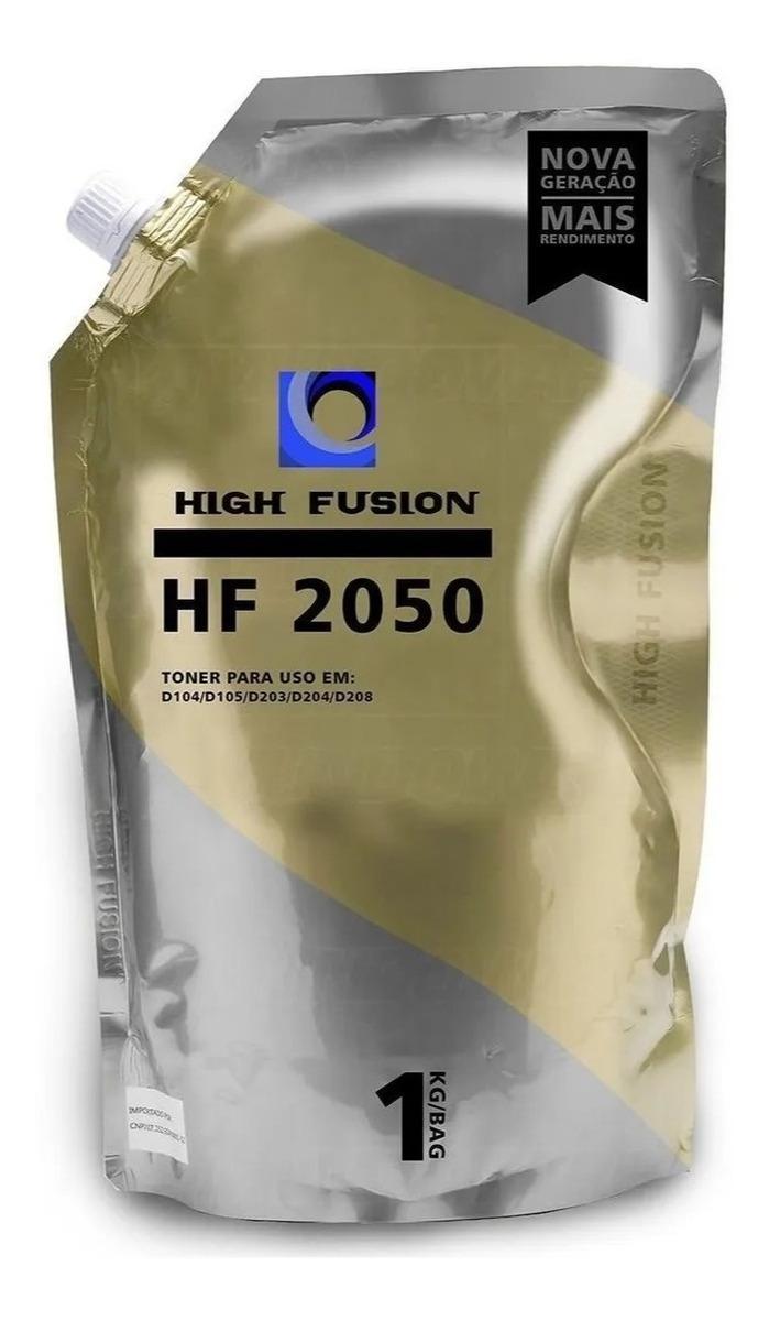 Miniatura Pó Toner High Fusion Hf2050 D111 D104 Cobertura Completa 5Un
