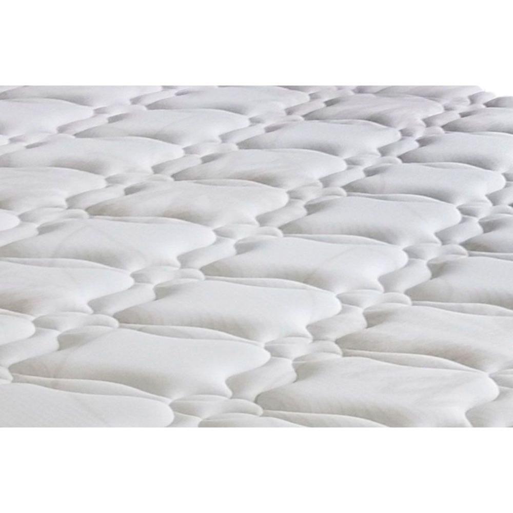 Miniatura Cama Box Queen: Colchão Molas Ensacadas Castor Pocket Revolution Híbrido + Base Brown(158X198)