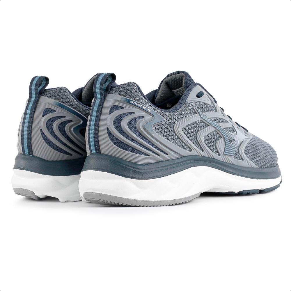 Miniatura Tênis Mizuno Space 4 Masculino Cinza / Cinza - 39