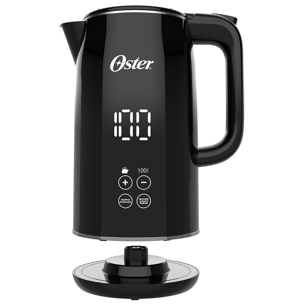Kit Digital Oster - Fritadeira Clear E Chaleira 1,7L Black 110V