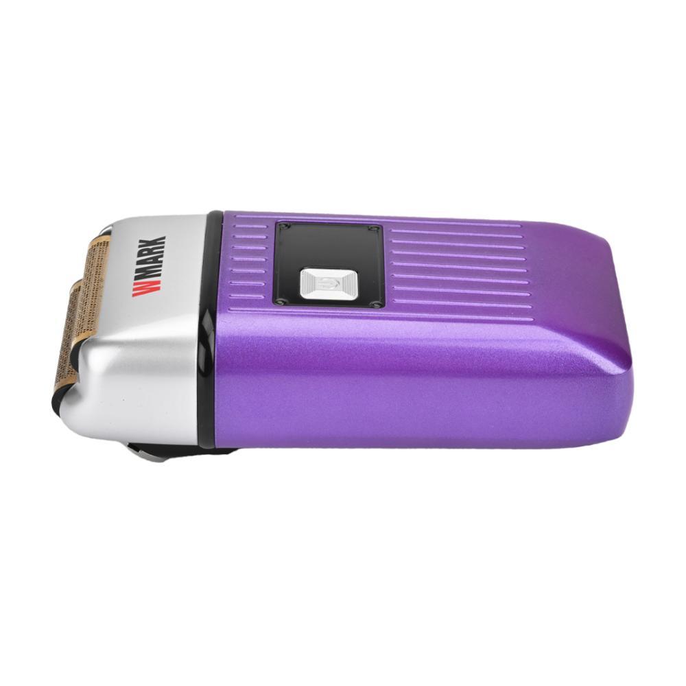 Miniatura Maquina Shaver Wmark Profissional Barbearia Ng 996 Lilás