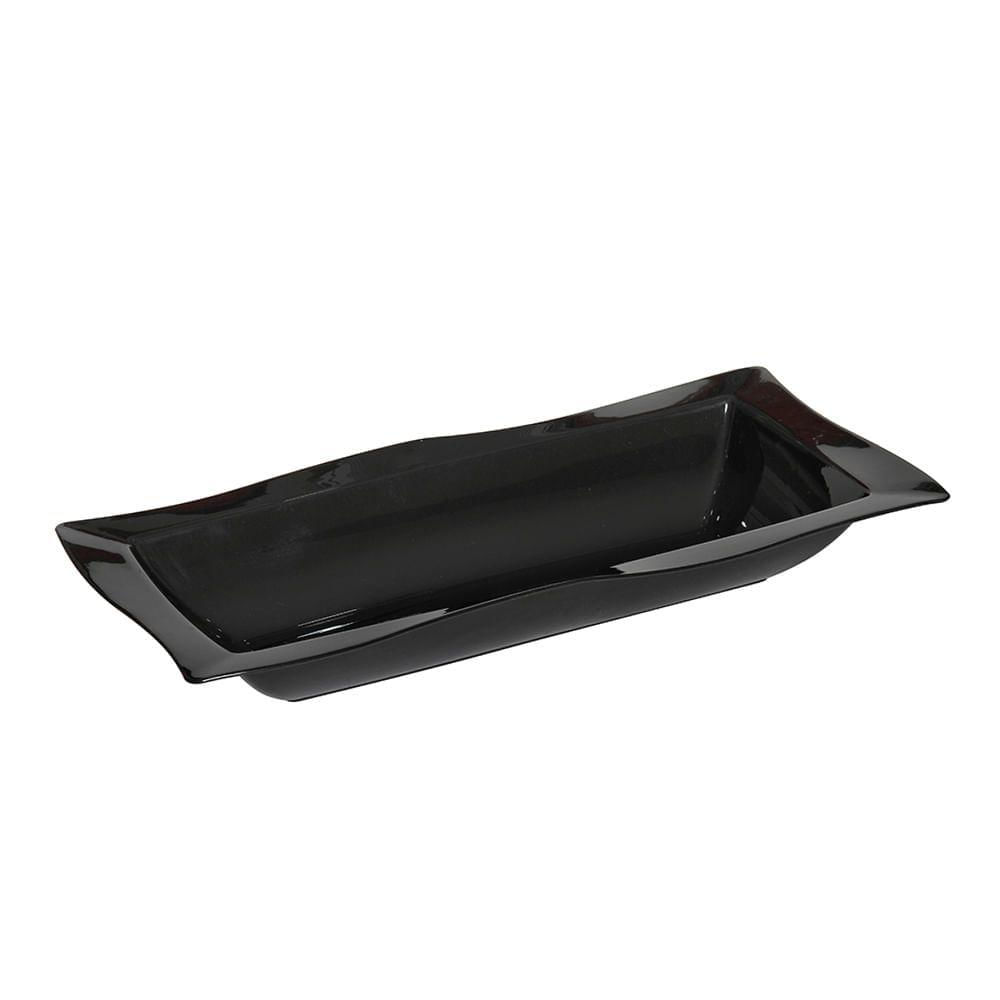 Miniatura Saladeira Moove Retangular 5l Preta Em Policarbonato Linha Profissional Cook Vem
