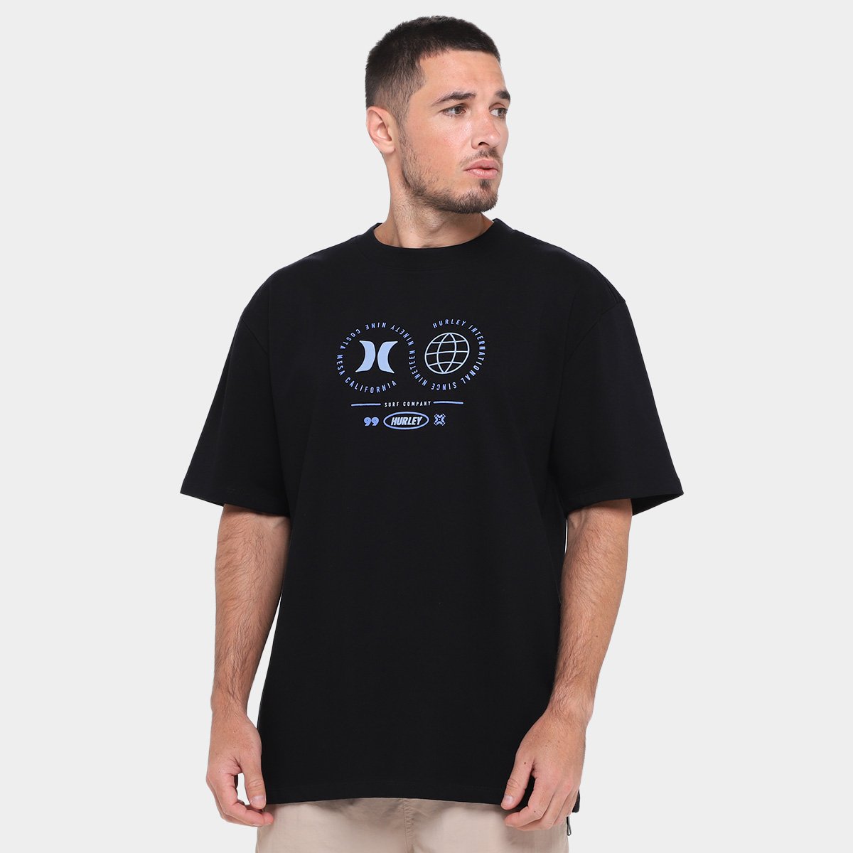 Miniatura Camiseta Hurley ESP Infinity Masculina Preto - G