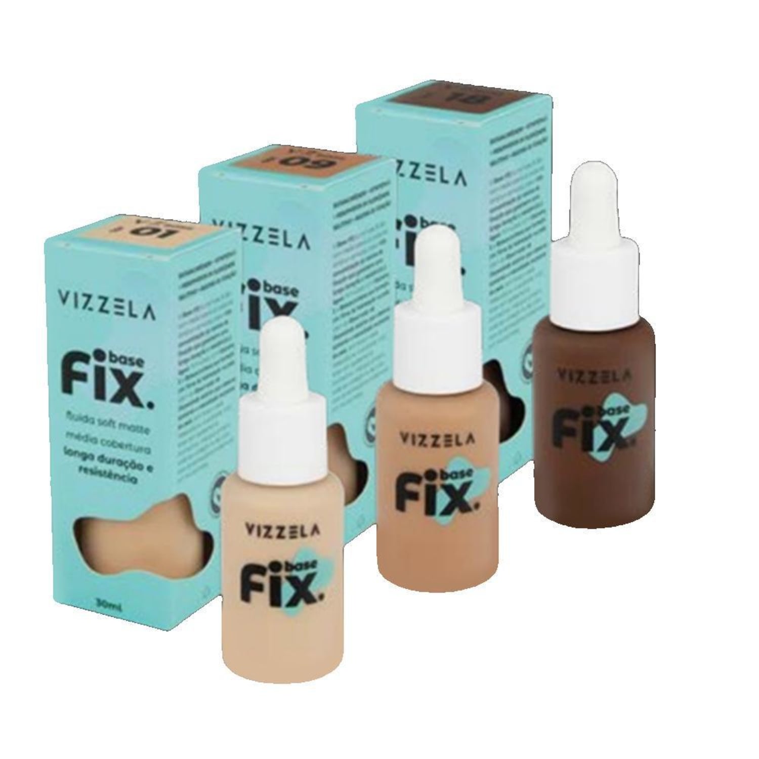 Miniatura Vizzela Cosméticos Fix Cor 11 - Base Líquida 30ml