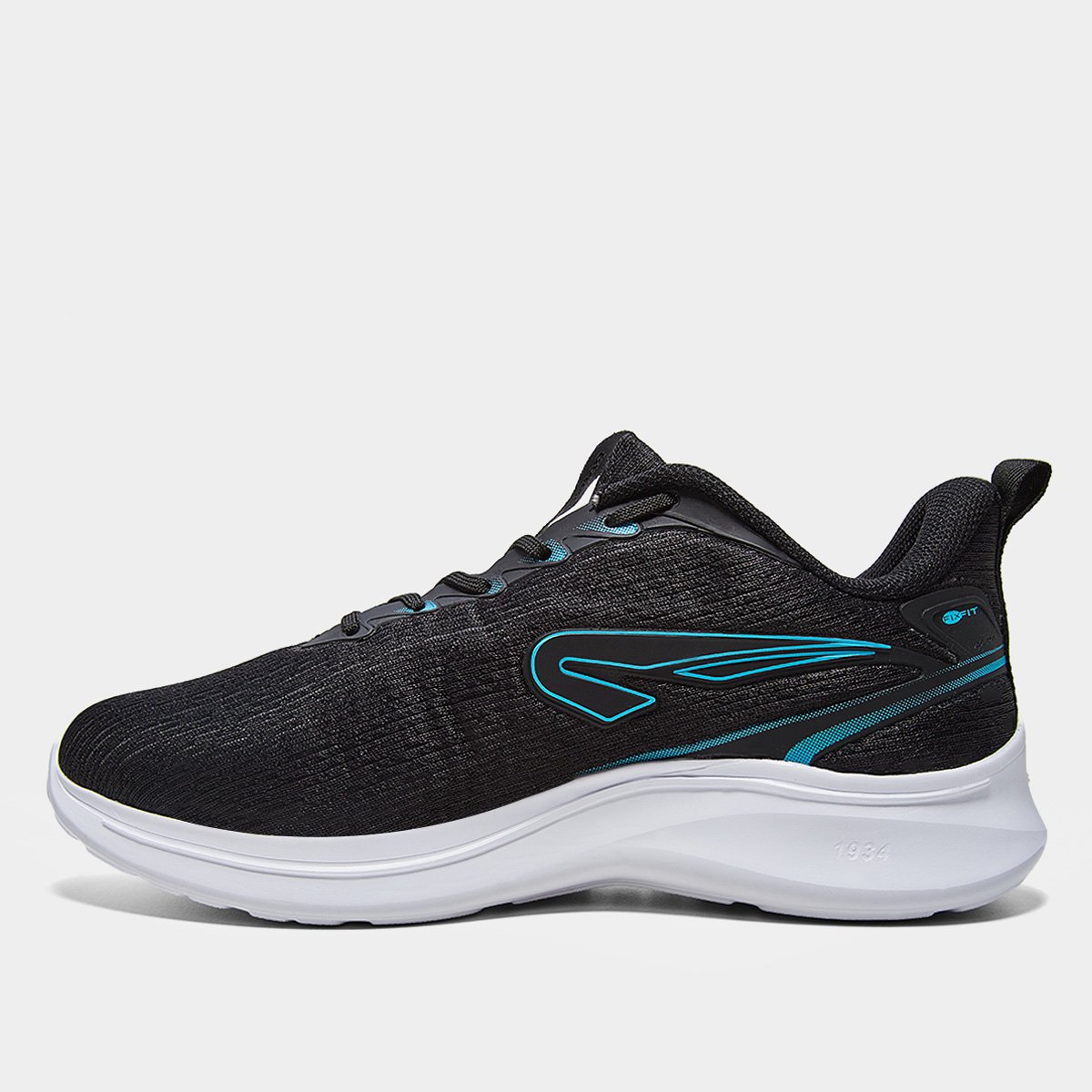 Tênis Rainha Fire Feminino Preto+Azul - 34