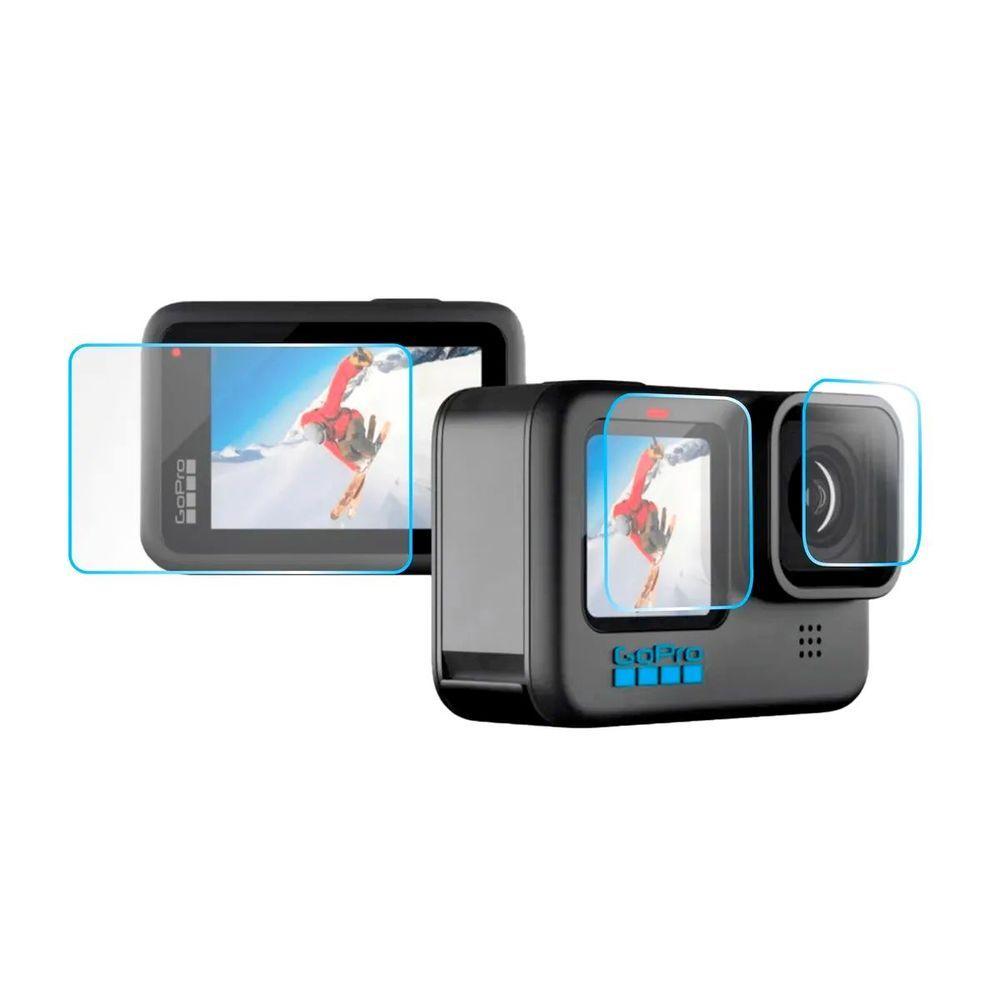 Miniatura Película De Vidro Lente E Lcd Frontal/traseiro Gopro 9/10/11/12