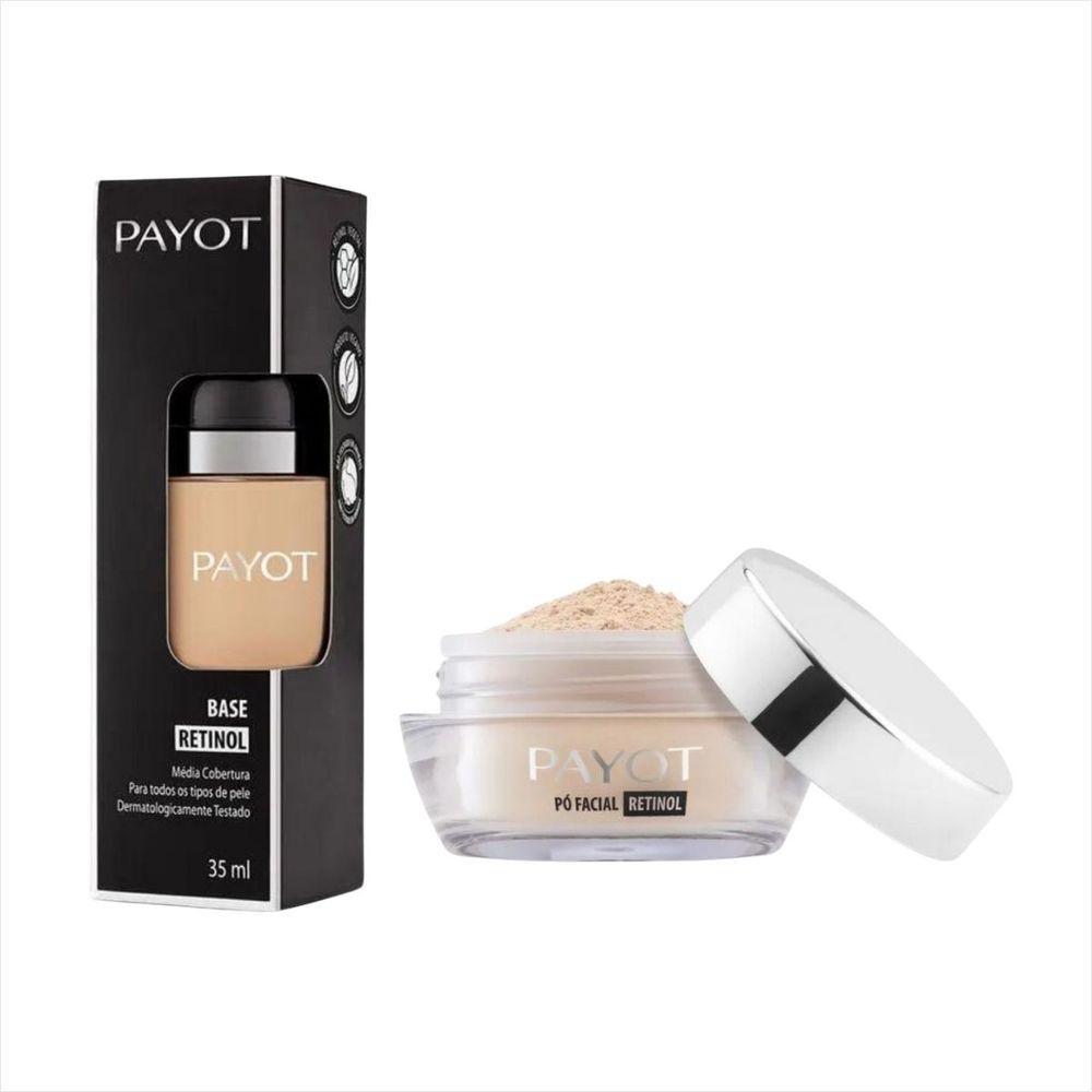 Miniatura Kit Payot Retinol Pó Facial Translucido + Base Cor:30