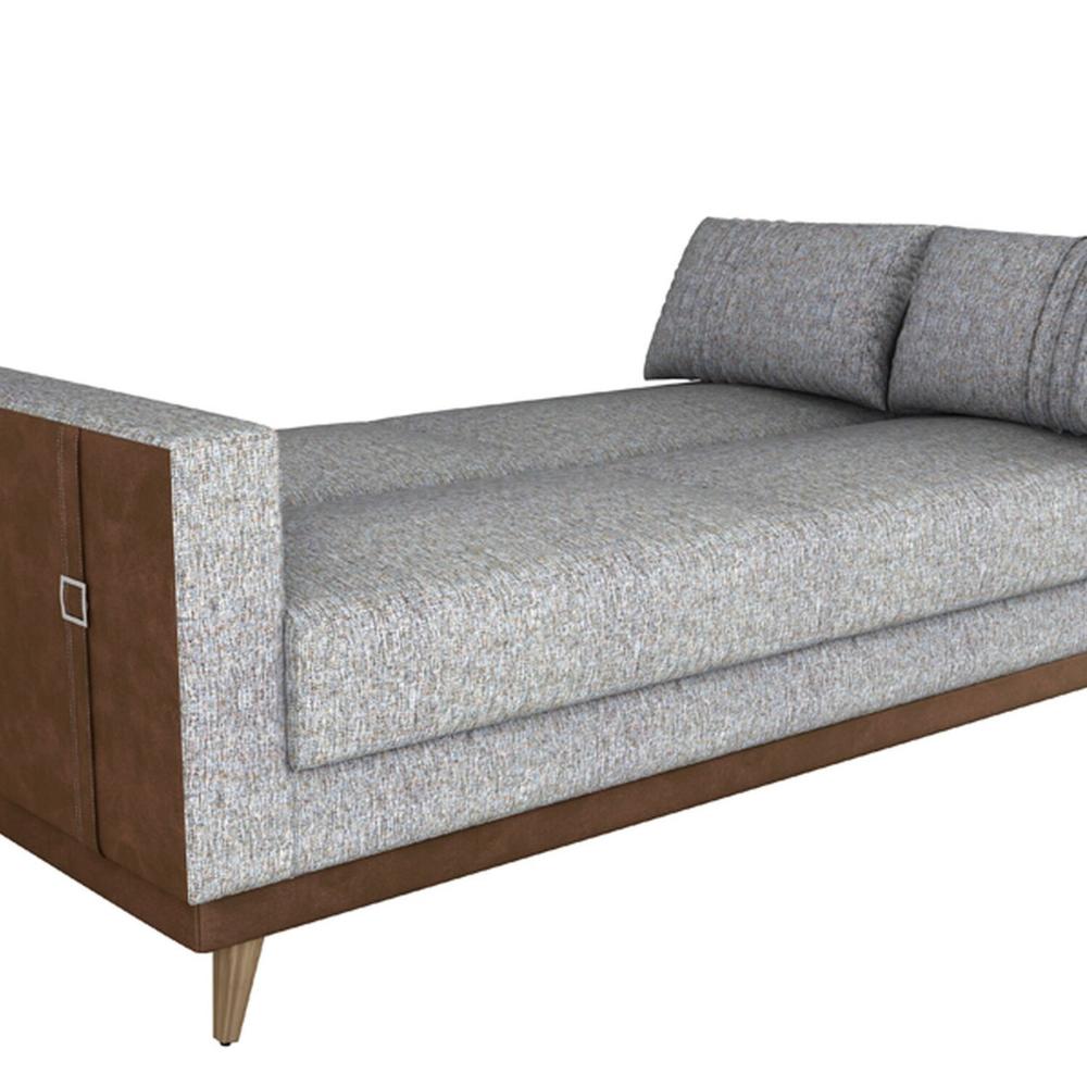 Sofá Cama 3 Lugares Esther 203cm X 95cm X 90cm Palha/Montana Wisck