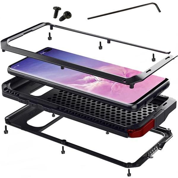 Miniatura Capa Case Galaxy Note 10 + Plus Anti Impacto Armadura Metal