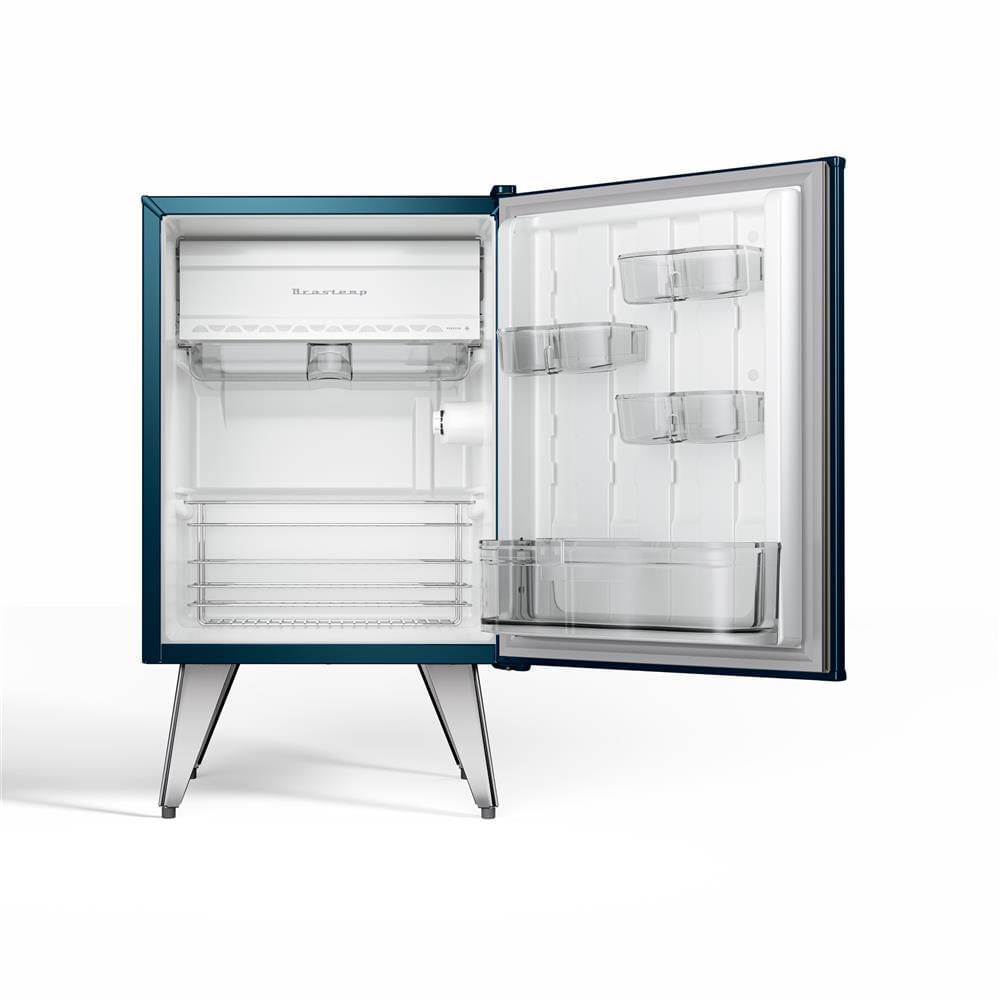 Miniatura Frigobar Brastemp Retrô 76 Litros Midnight Blue - BRA08HZ 110v