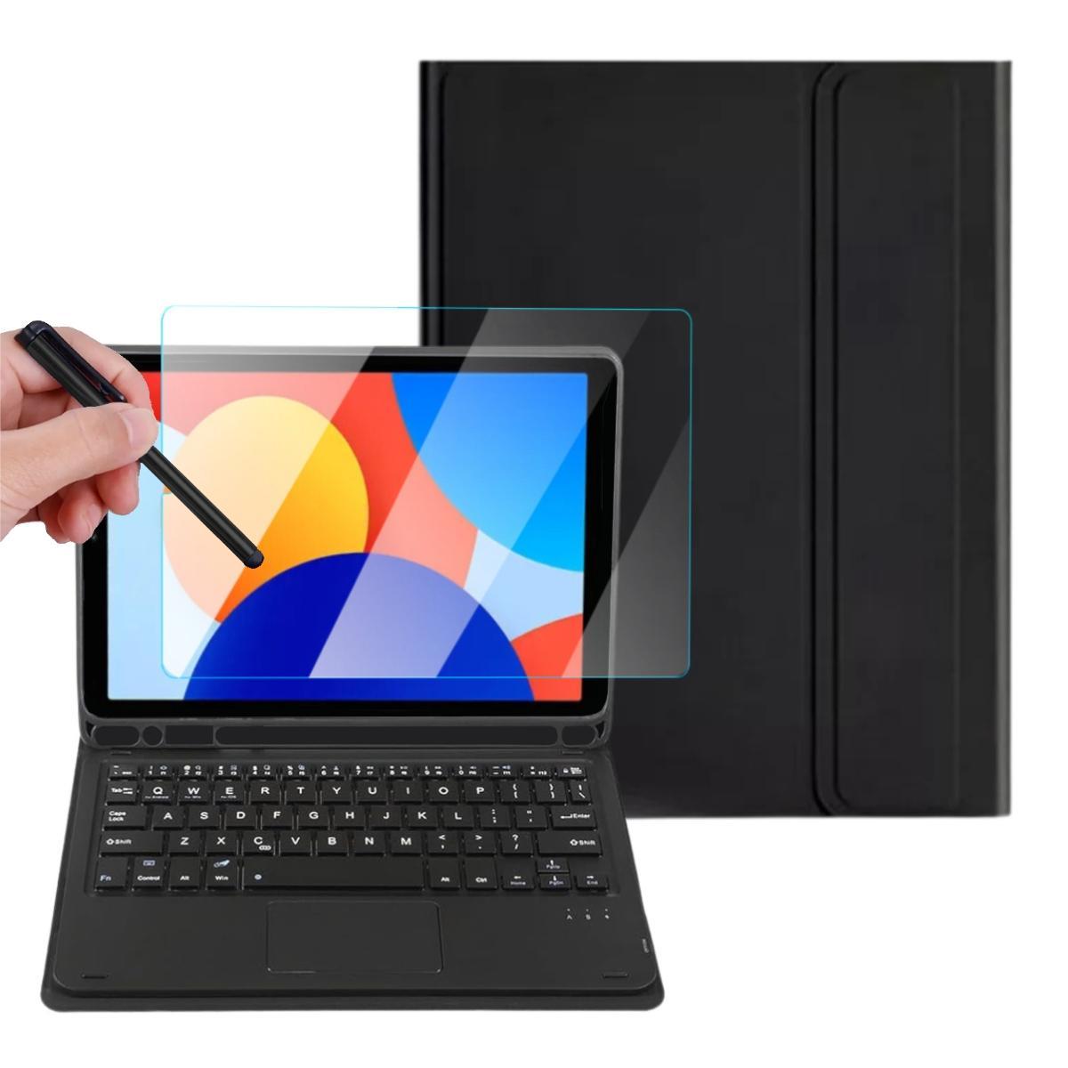 Miniatura Case Teclado Para Xiaomi Redmi Pad Se 8.7+ Caneta + Película
