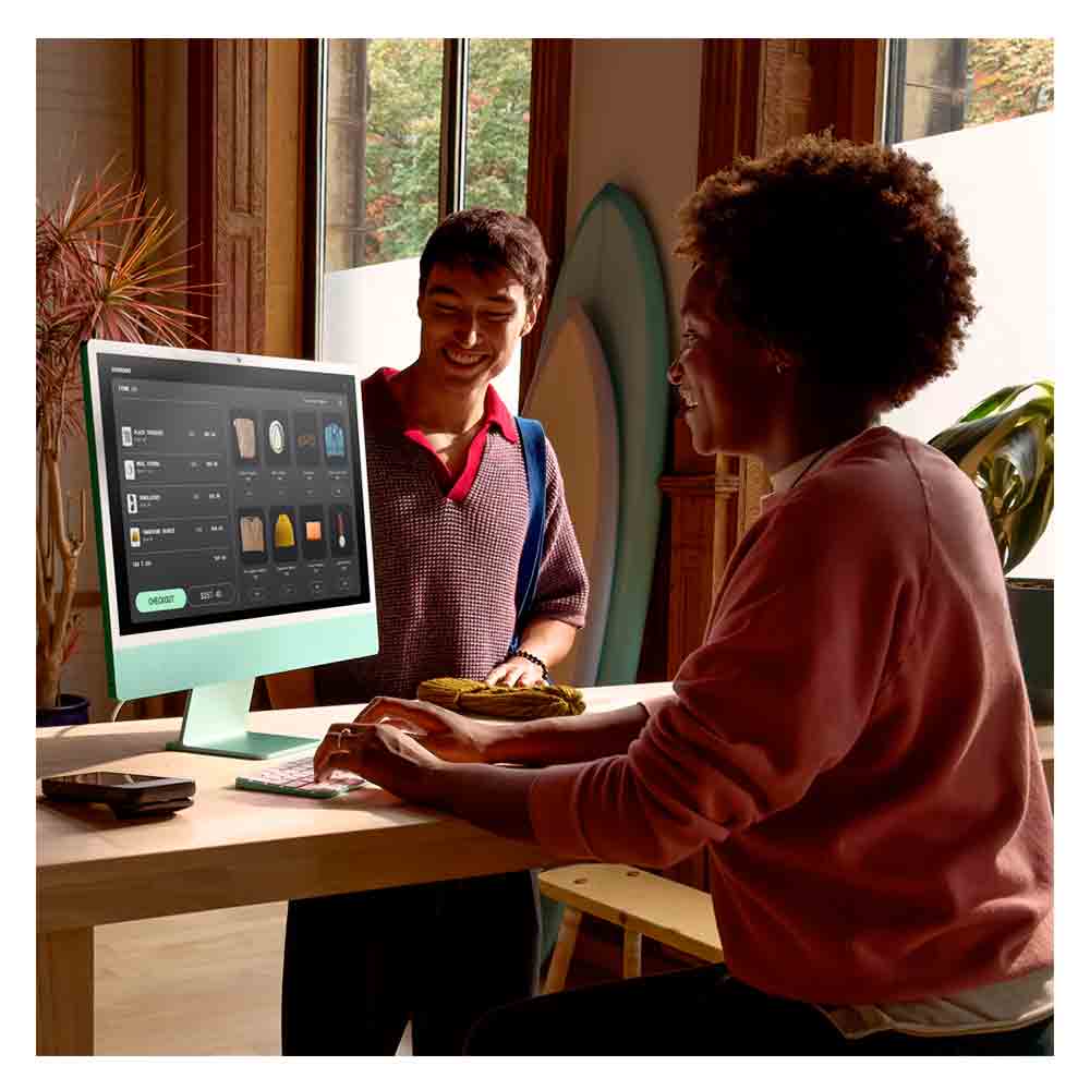 iMac 24", Tela Retina 4.5K Apple, Processador M4, (16GB RAM, SSD de 256GB) - Azul Bivolt