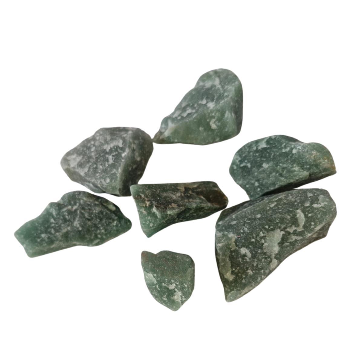 Miniatura Pedra Natural Quartzo Aventurina Verde Bruta 500 Gramas