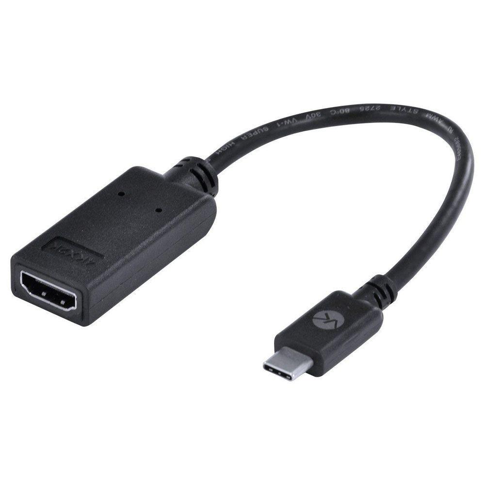 Miniatura Adaptador Usb Tipo C X Hdmi 4k 20cm - Achdmi-20