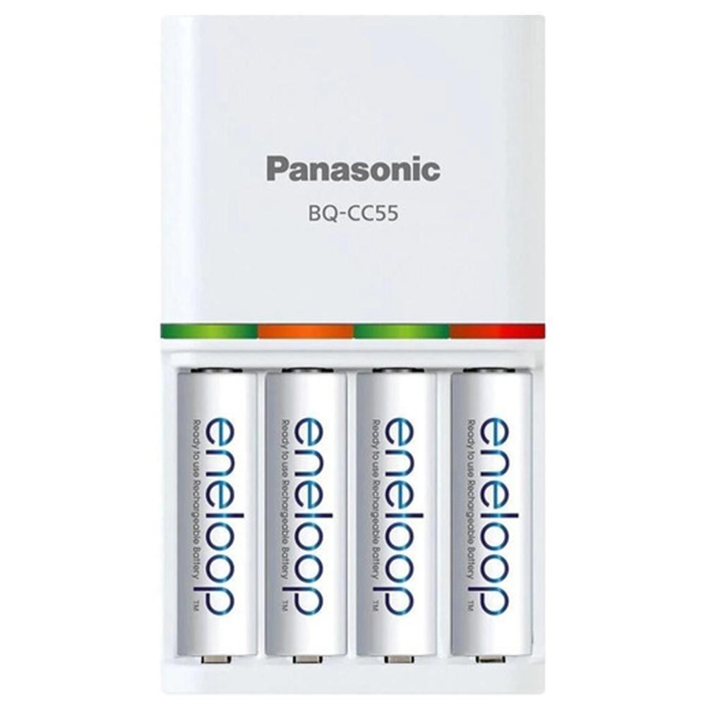 Miniatura Carregador Eneloop Panasonic Ultra Rápido Carga Em 3 Horas
