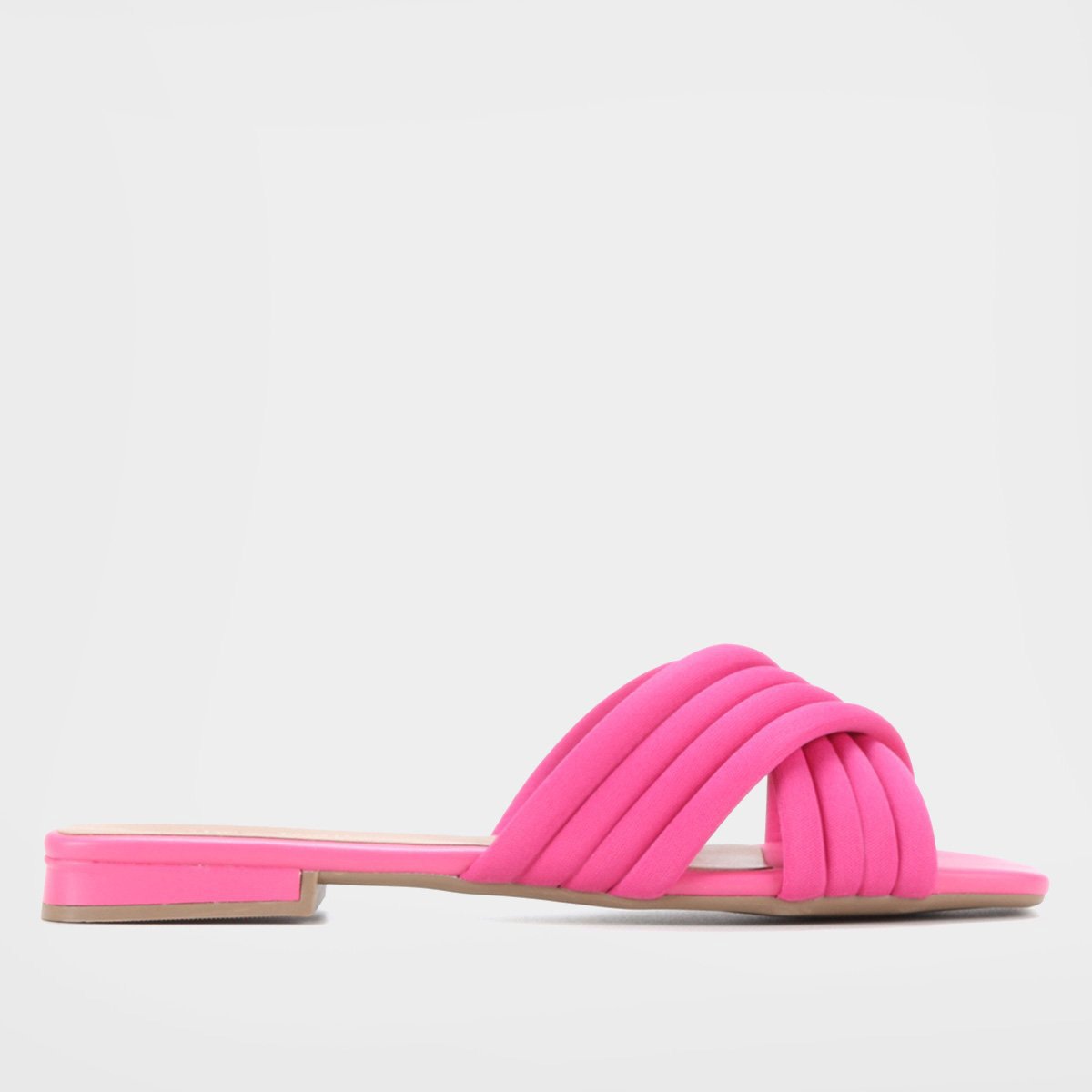 Miniatura Rasteira Shoestock For You Tiras Cruzadas Comforto Pink - 34
