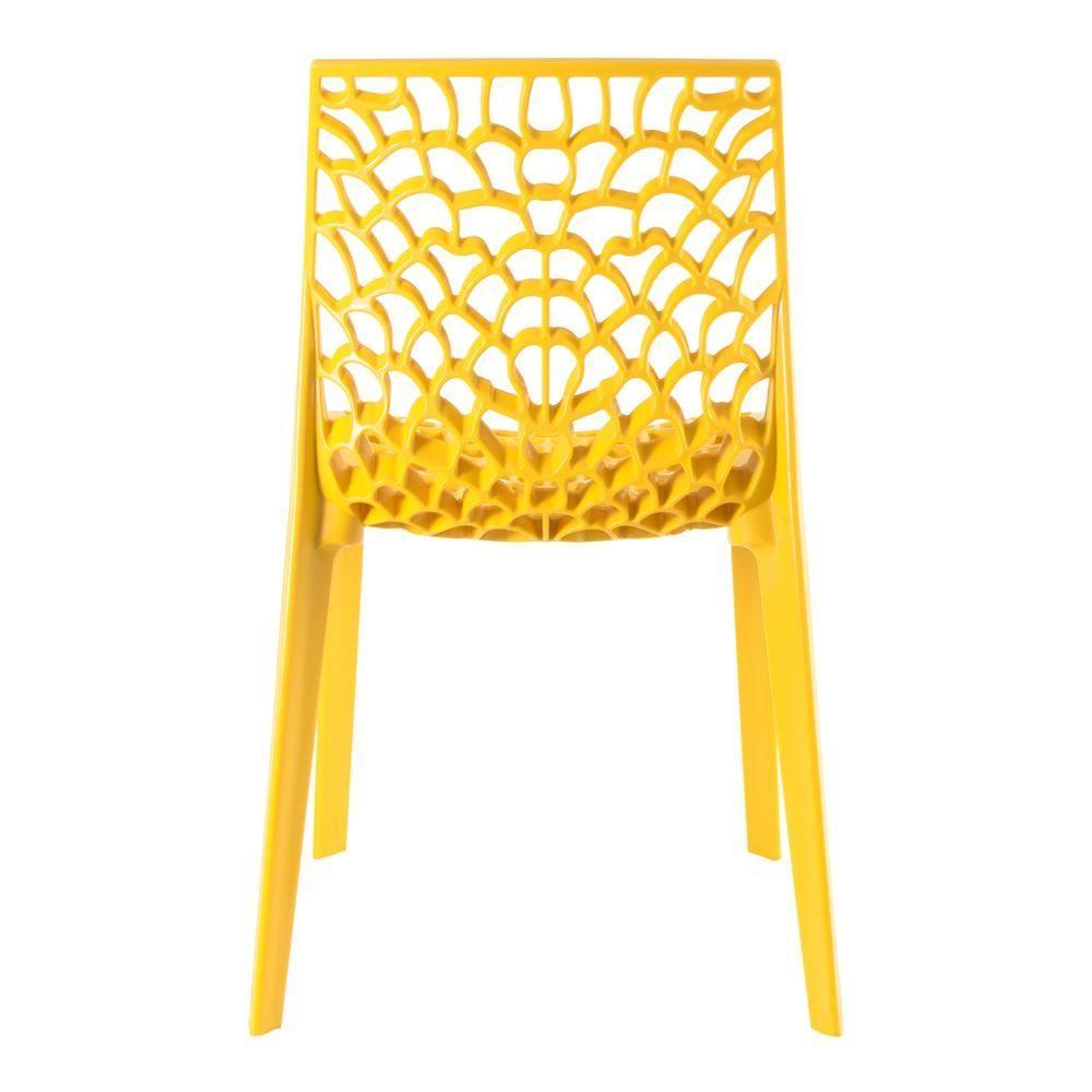 Kit 8 Cadeiras Gruvyer Amarelo