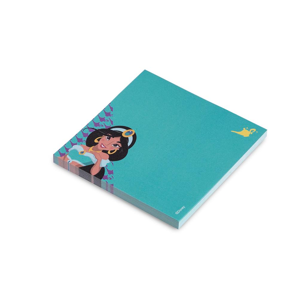Miniatura Bloco Adesivo Post-it Kit Princesas Jasmine Aurora Maxprint