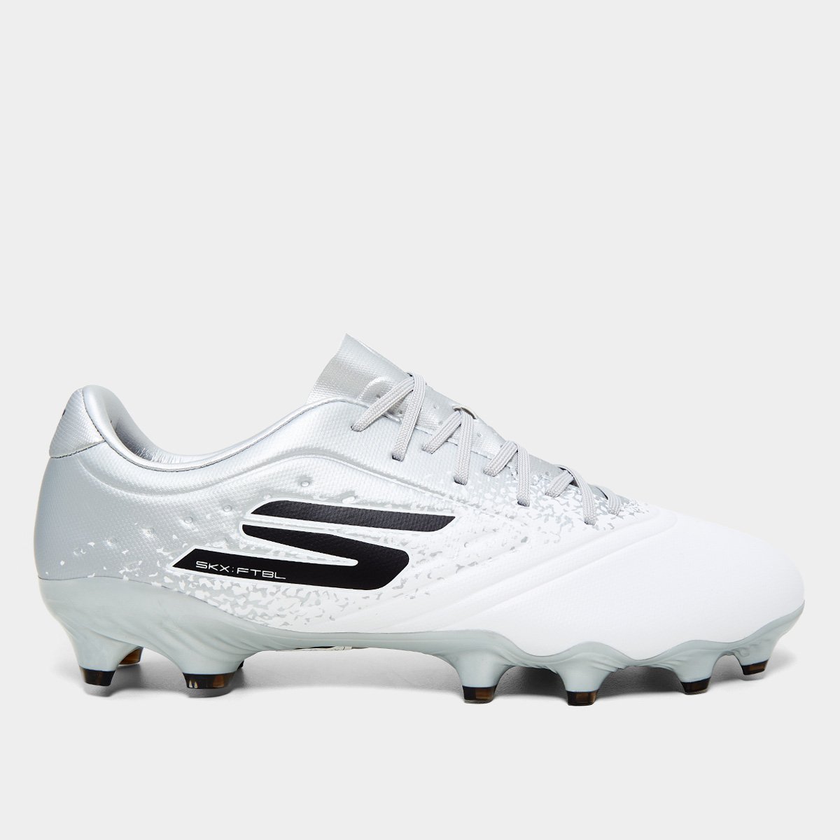 Miniatura Chuteira Campo Skechers Gold Masculina Branco+prata - 39