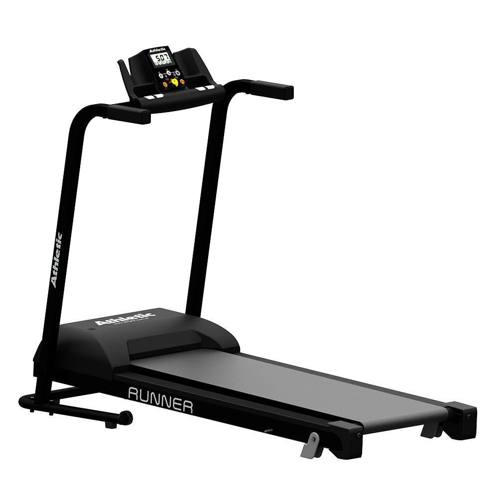 Miniatura Esteira Ergométrica Residencial Athletic Runner (13 Km/h) 13 Funções e Dobrável - Bivolt