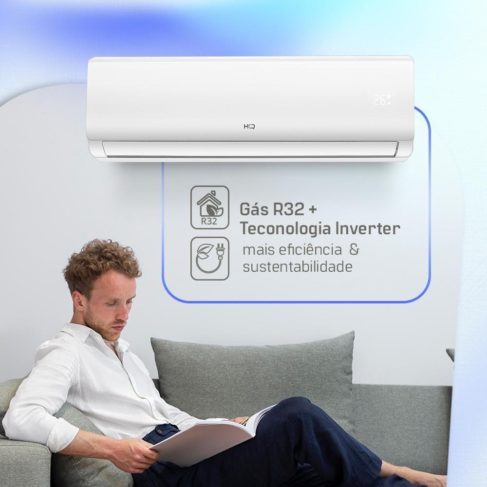 Miniatura Ar Condicionado Split HQ Hi Wall Inverter 24.000 BTUs Quente e Frio Branco VIHT24KCH3S2S23 - 220V Monofásico