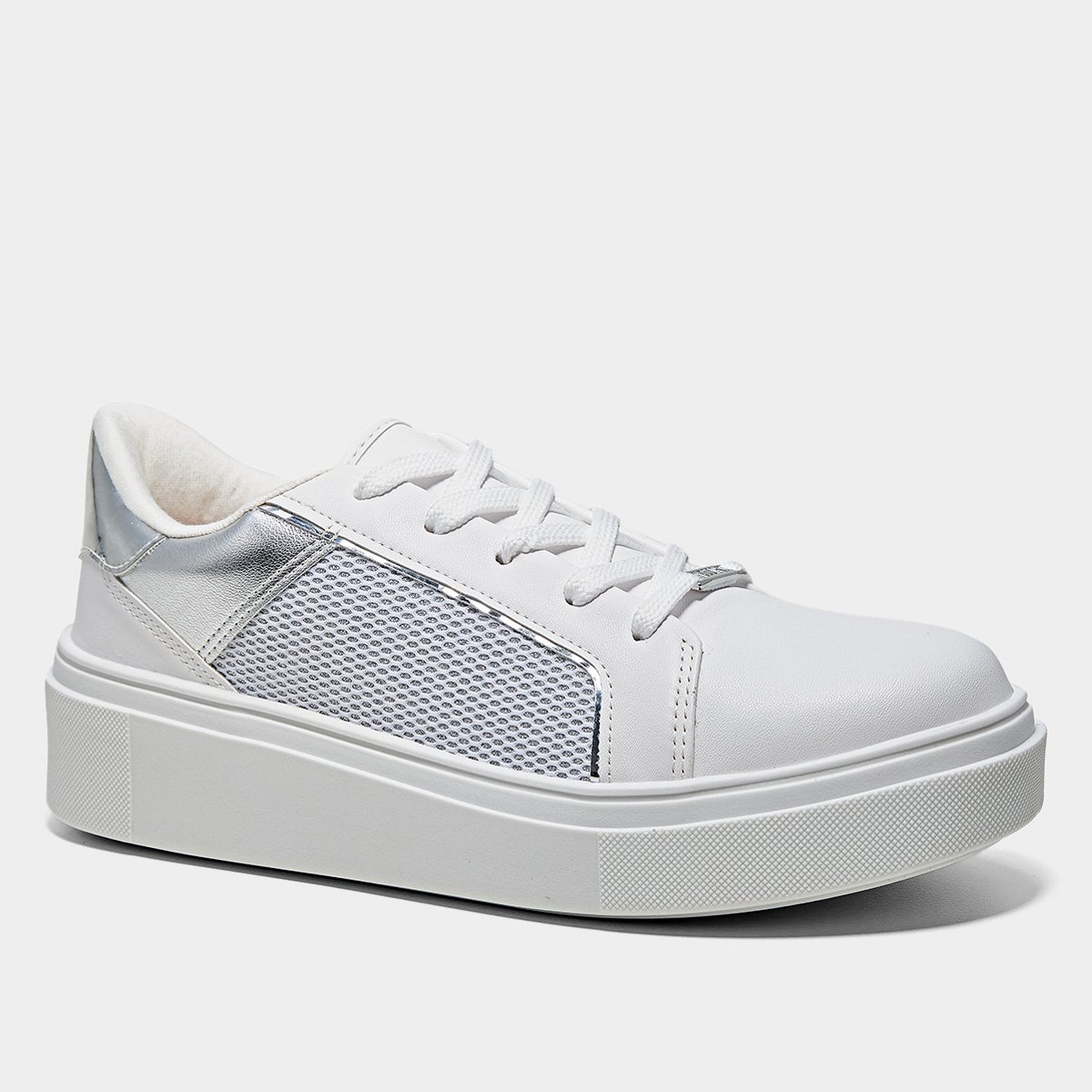 Miniatura Tênis Vizzano Tela Lateral Feminino Branco - 34